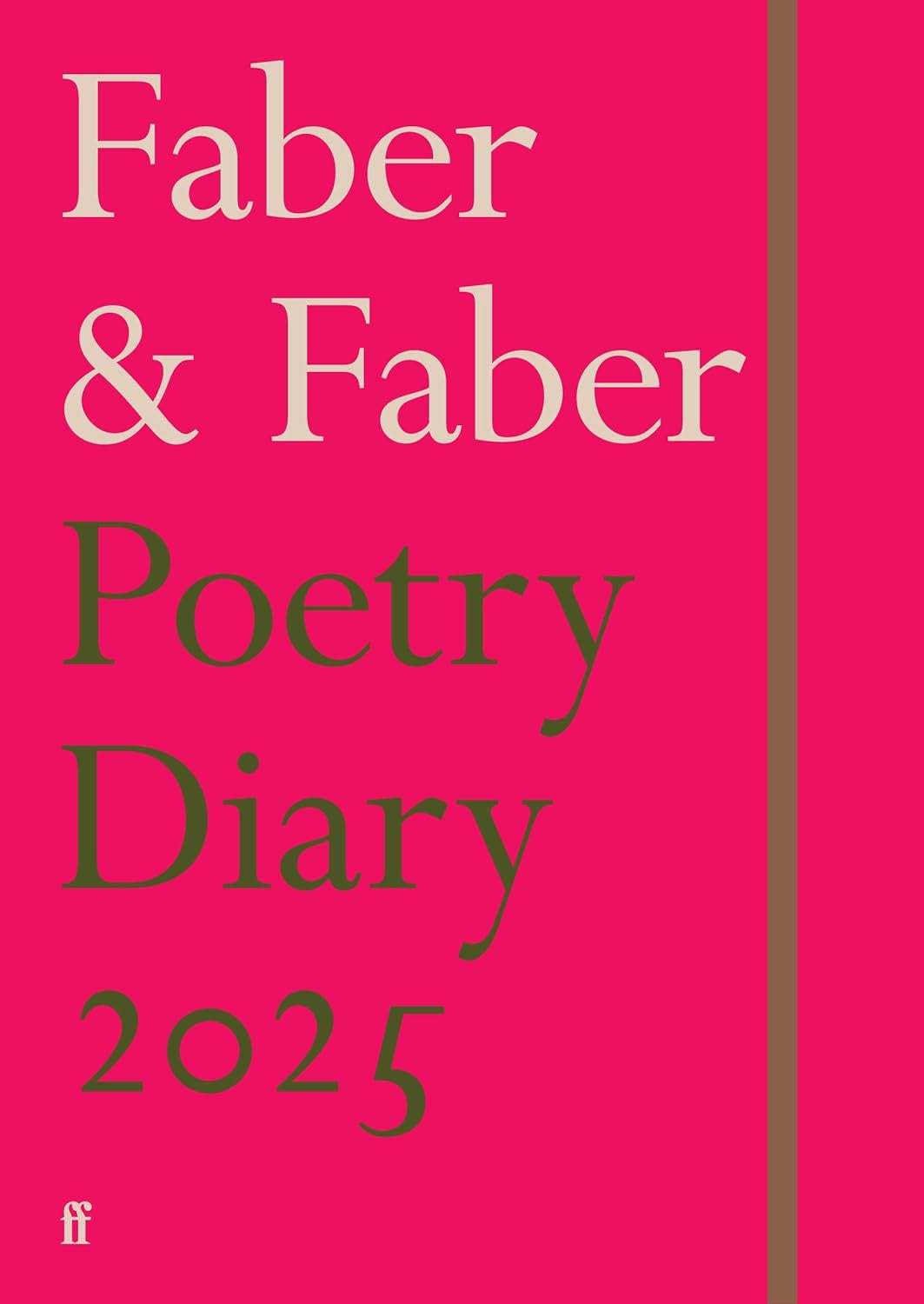 Faber Poetry Diary 2025 by Various Poets
