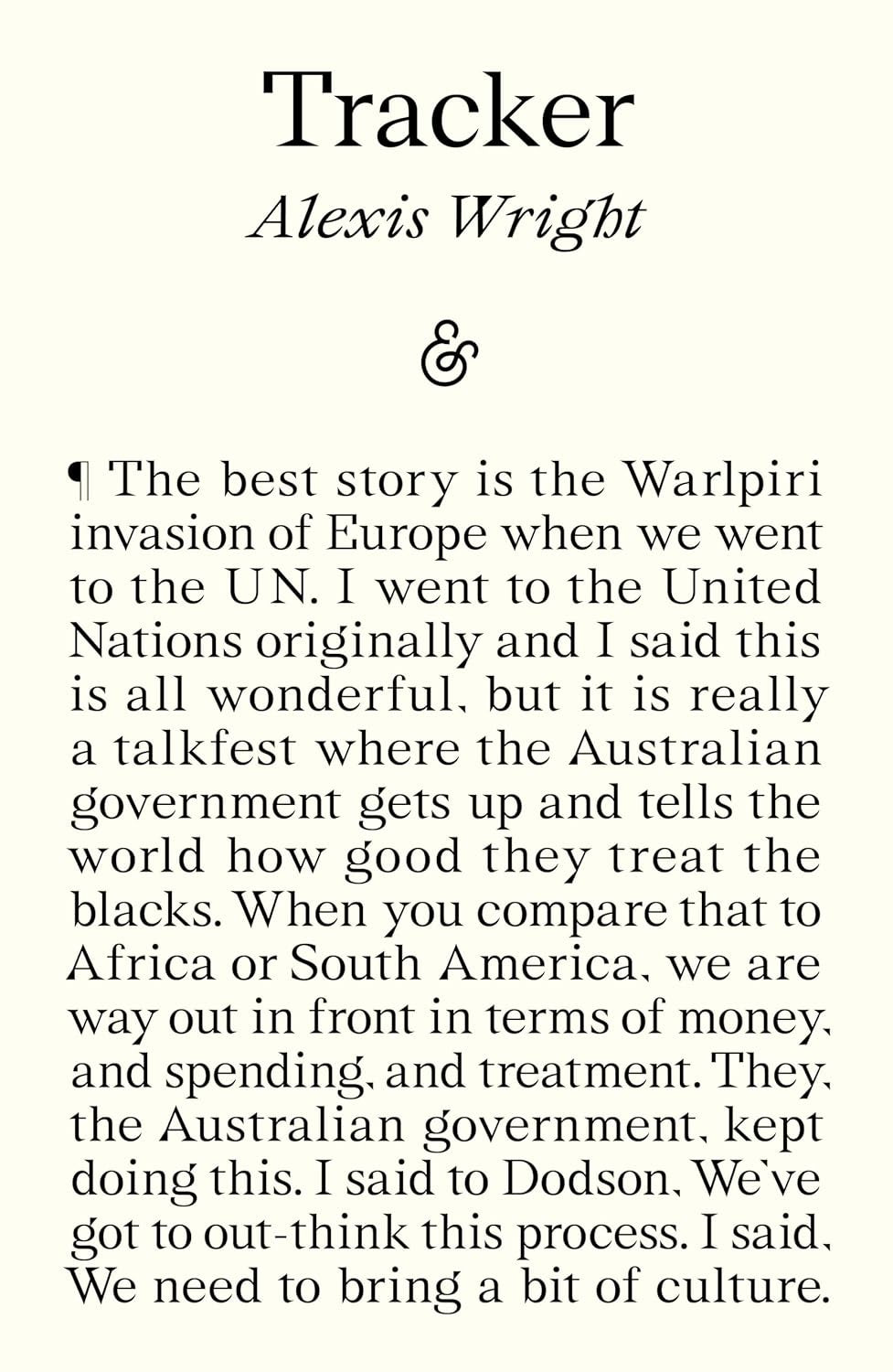 Tracker by Alexis Wrigh