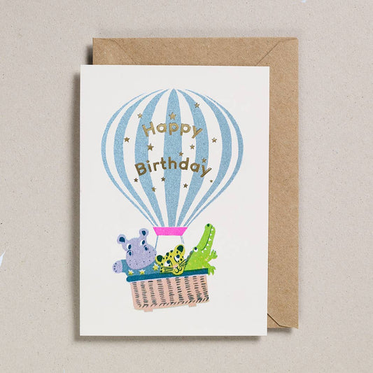 Confetti Pets Cards - Hot Air Balloon
