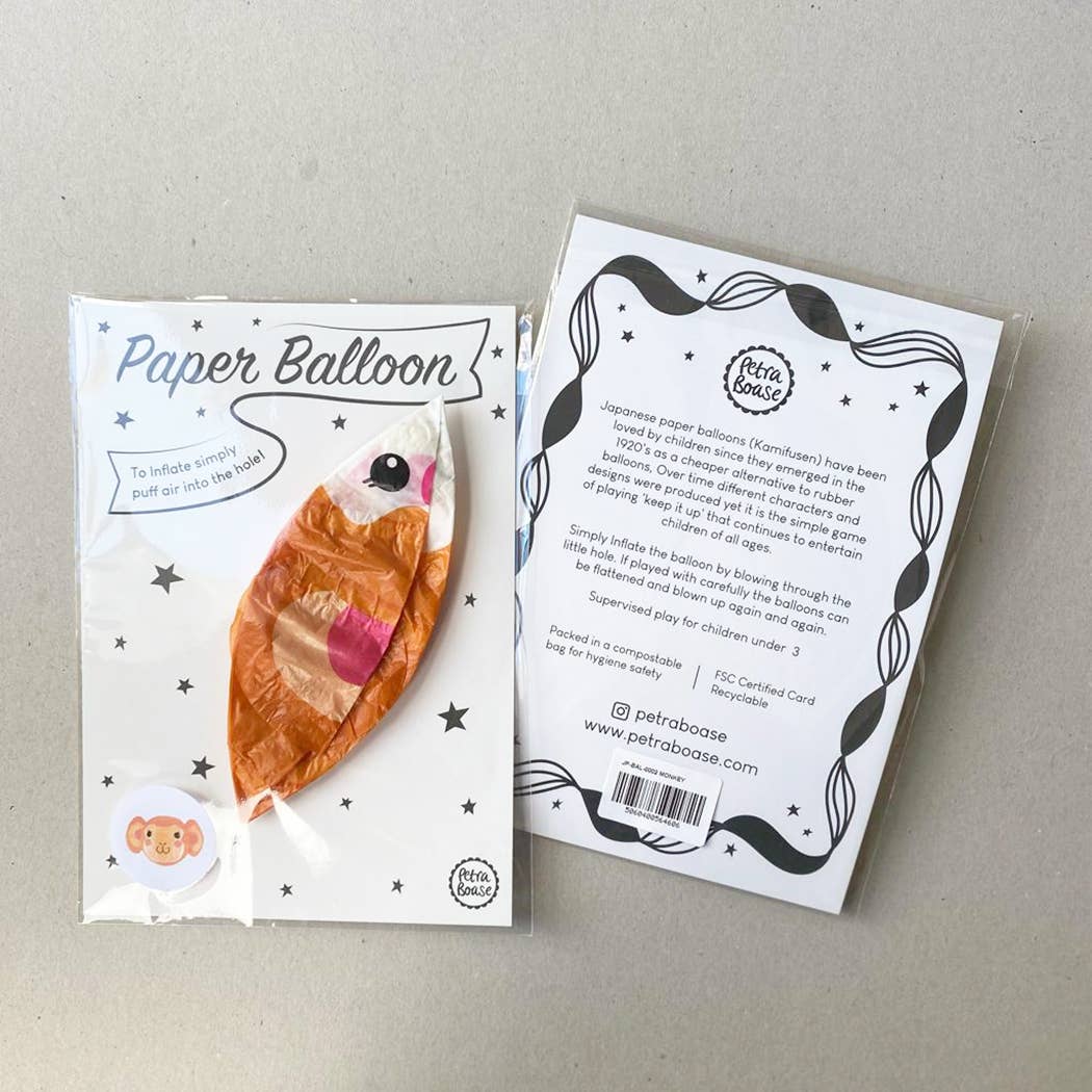 Japanese Paper Balloon - Monkey