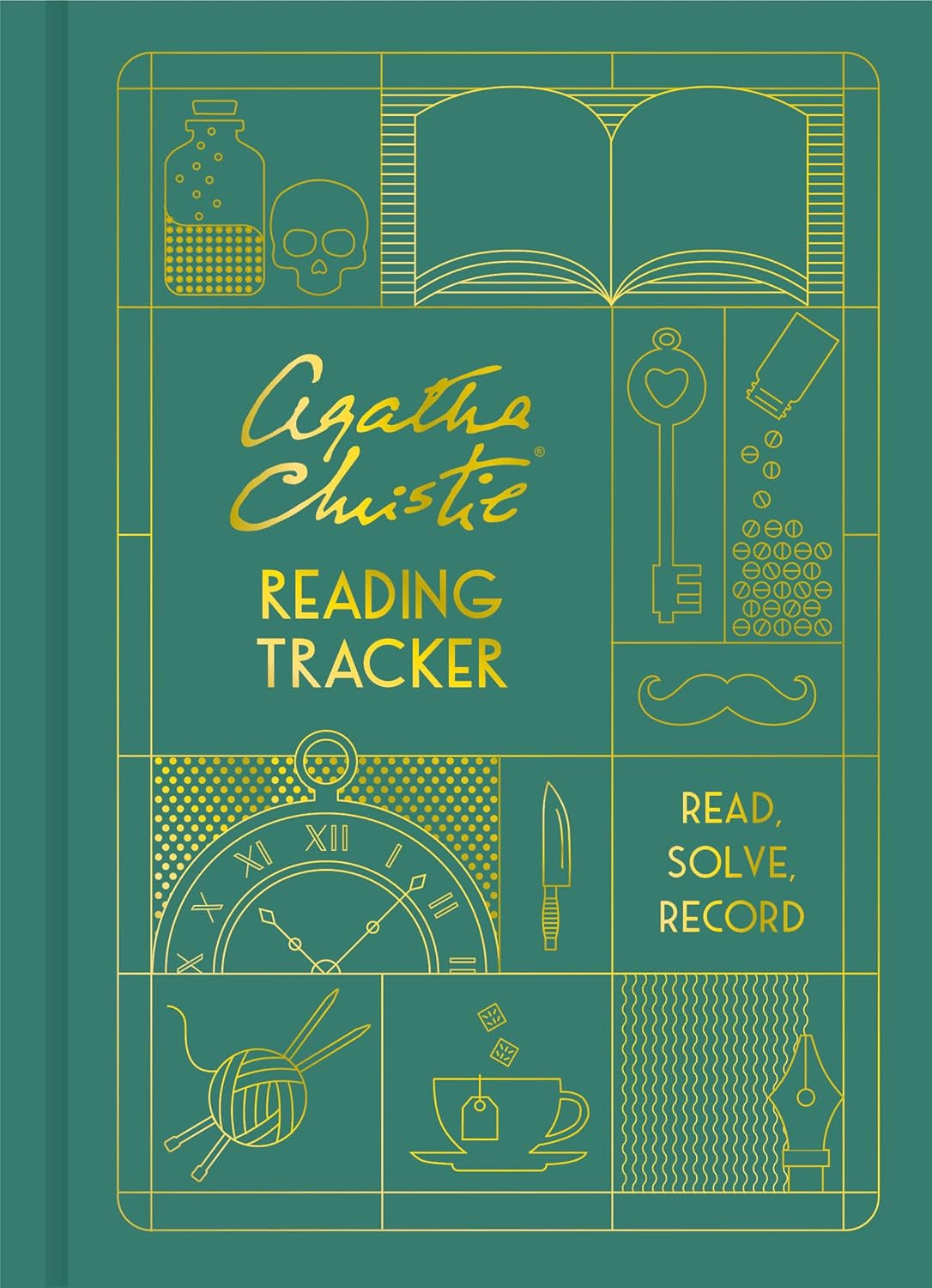 Agatha Christie Reading Tracker : Read, Solve, Record by Chronicle Book