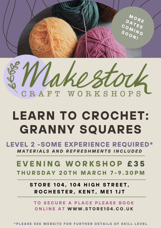 Granny Square Workshop with Makestock