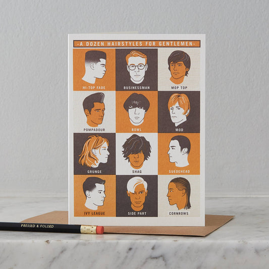 Hairstyles Greeting Card