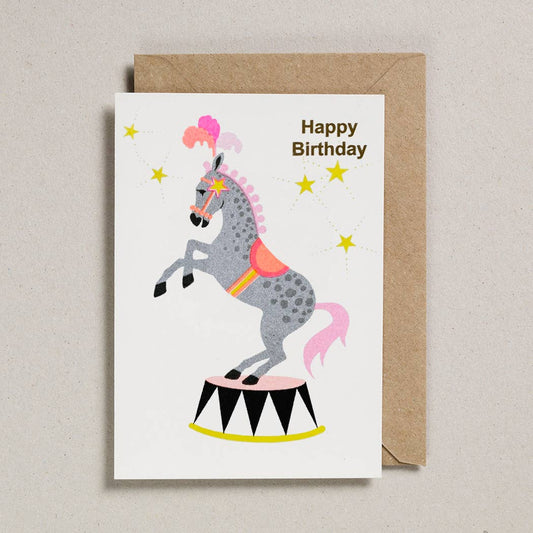 Confetti Pets Cards - Horse Happy Birthday