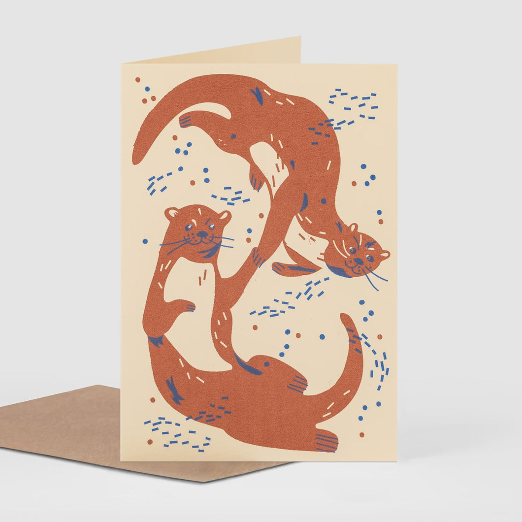 Otters card